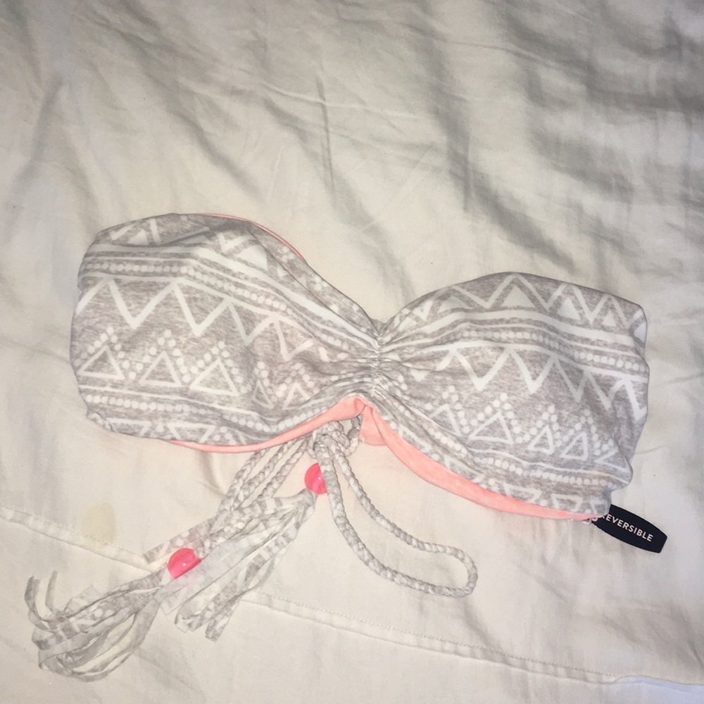 Never worn, reversible, VS swim-suit top